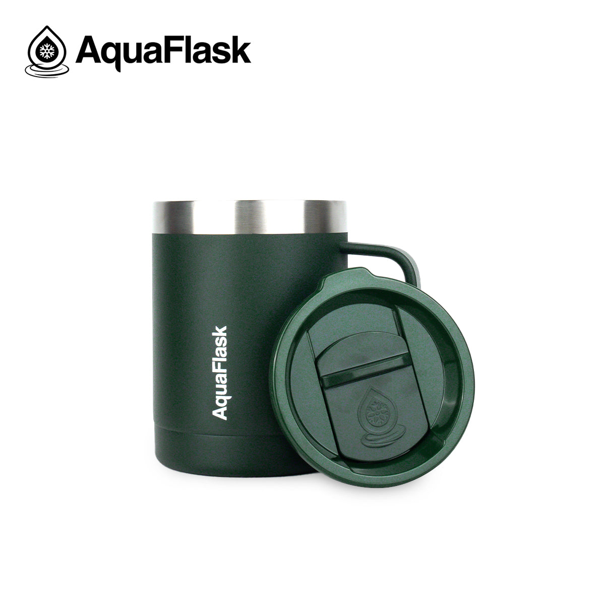 AQUAFLASK 14oz MUG - MOSS GREEN