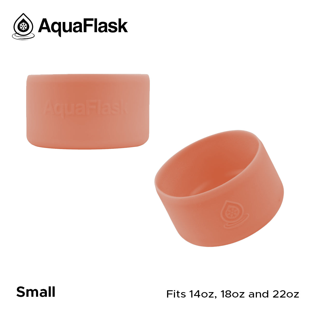 AQUAFLASK BASE PROTECTORA DE SILICONA PEQUEÑA - PLUMPY PEACH