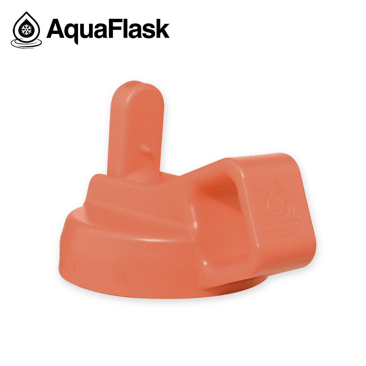 AQUAFLASK STRAW LID CUBE HANDLE - PLUMPY PEACH