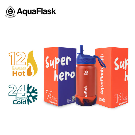 AQUAFLASK 14oz KIDS - SUPERHERO
