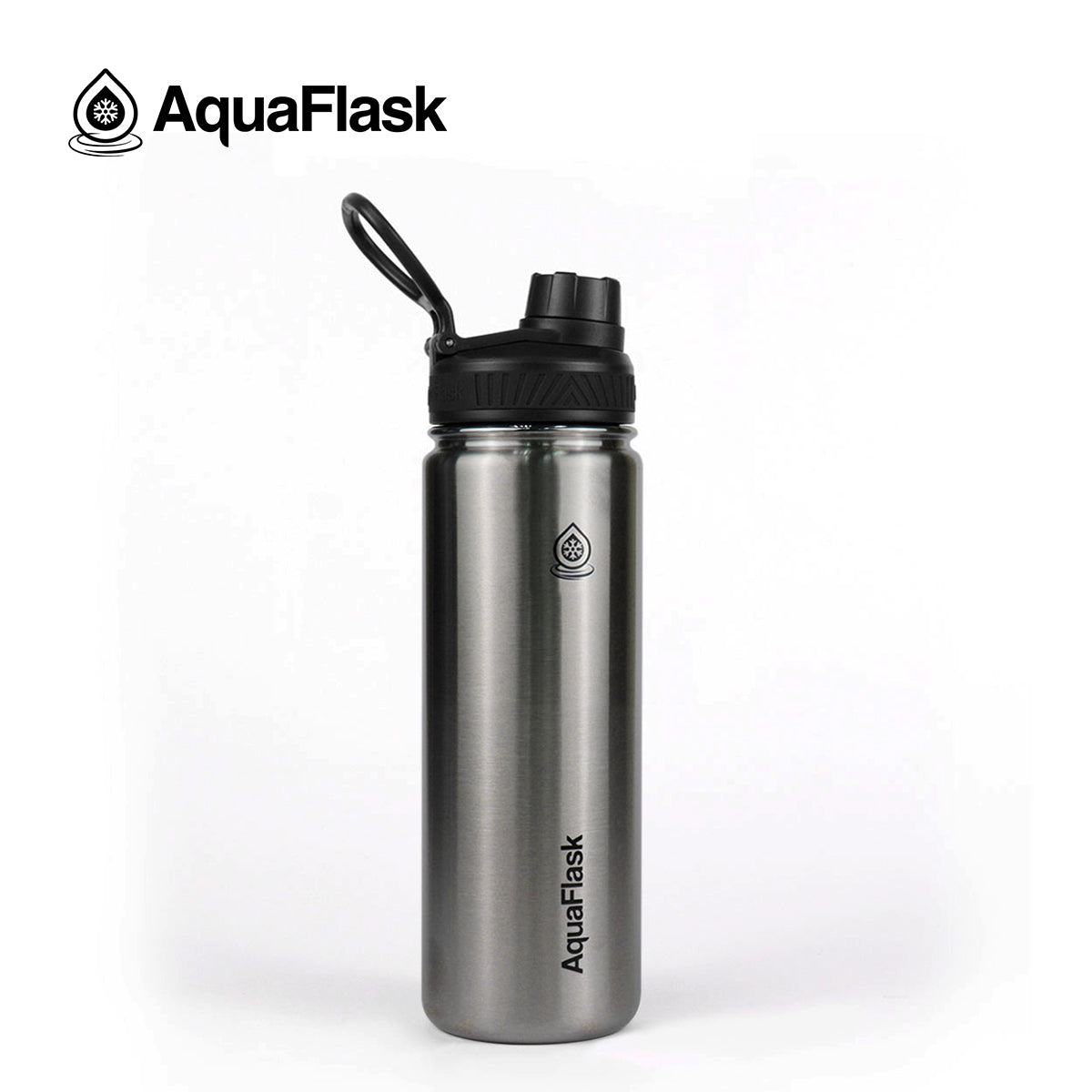 AQUAFLASK 18oz ORIGINAL COLLECTION - SILVER STEEL