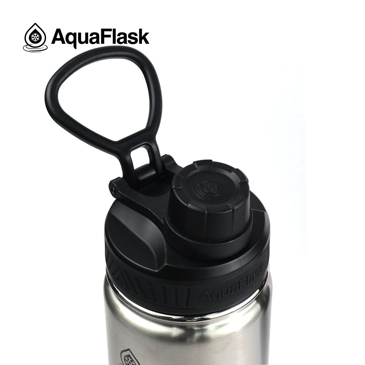 AQUAFLASK 18oz ORIGINAL COLLECTION - SILVER STEEL