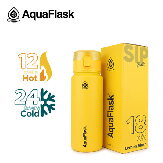 AQUAFLASK 18oz SIP BOTTLE - LEMON SLUSH