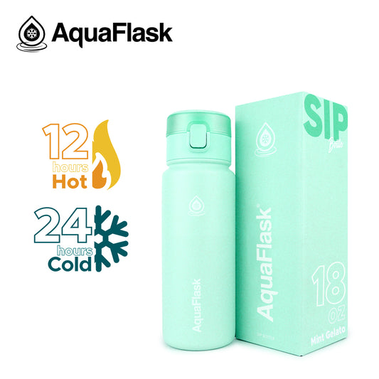 AQUAFLASK 18oz SIP BOTTLE - MINT GELATO