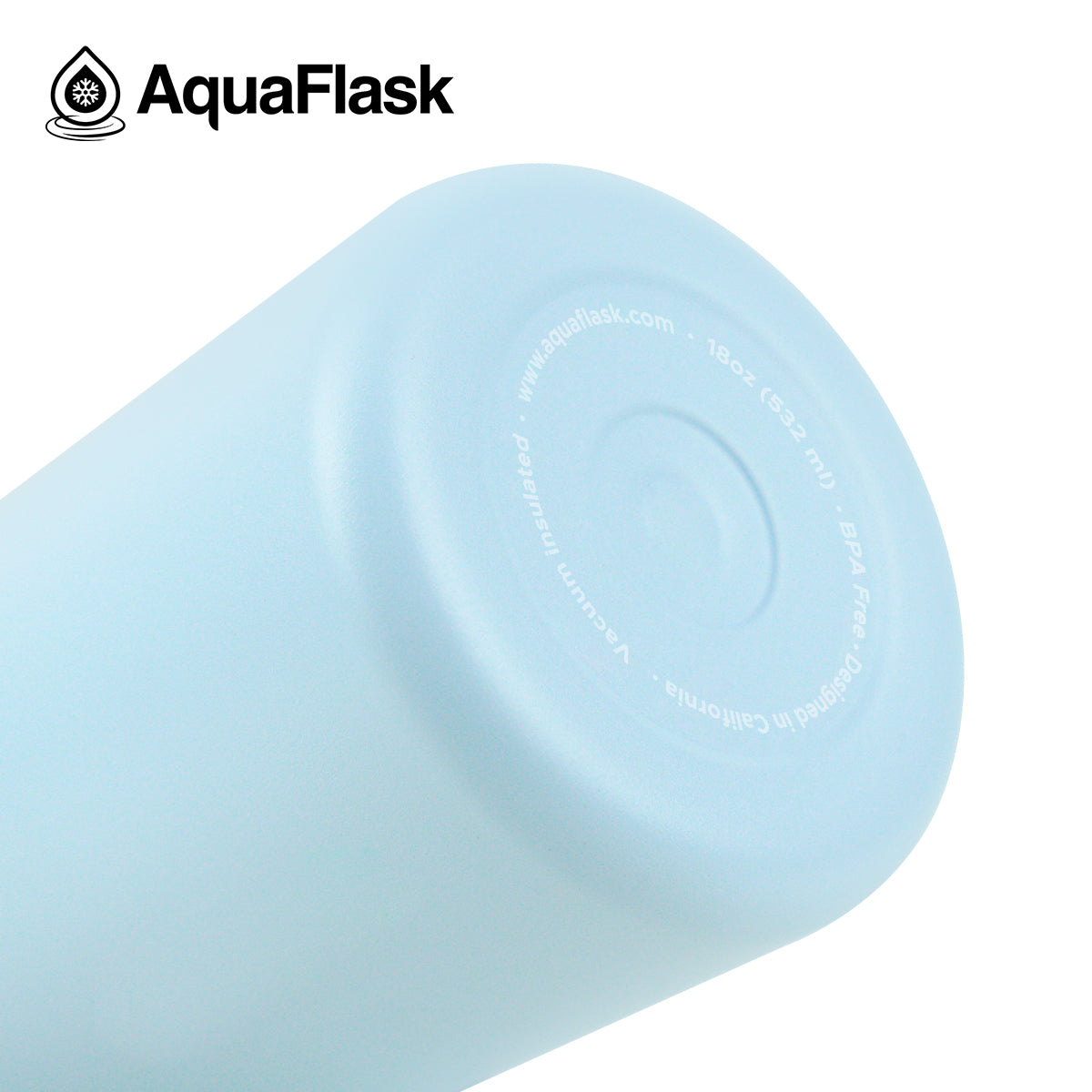 AQUAFLASK 18oz ORIGINAL COLLECTION - POWDER BLUE