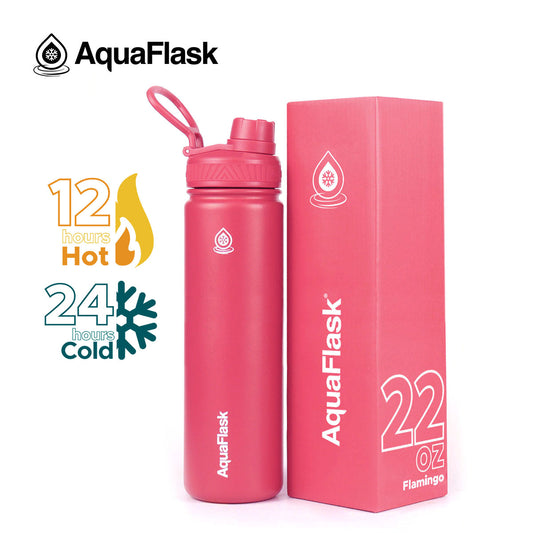 AQUAFLASK 22oz ORIGINAL COLLECTION - FLAMINGO