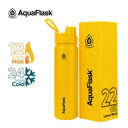 AQUAFLASK 22oz ORIGINAL COLLECTION - LEMON LUSH