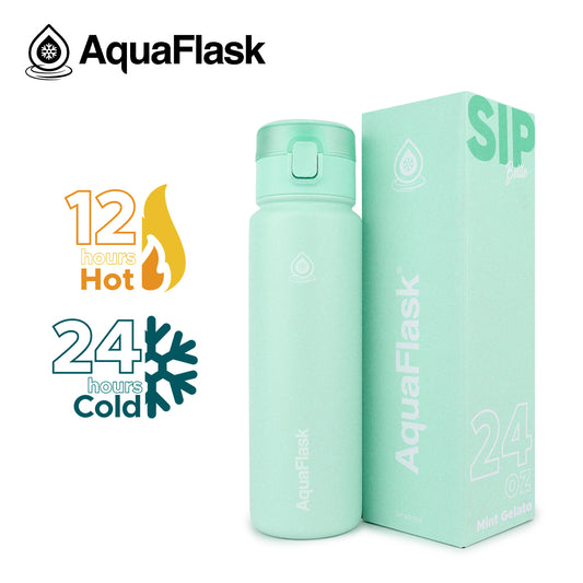 AQUAFLASK 24oz SIP BOTTLE - MINT GELATO