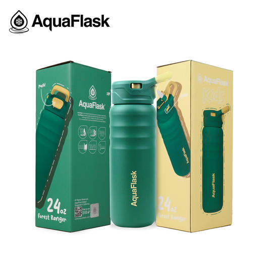 AQUAFLASK 24oz KIDS - FOREST RANGE