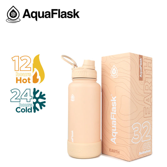 AQUAFLASK 32oz EARTH COLLECTION - BUCKWHEAT