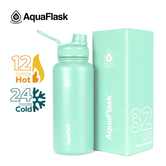 AQUAFLASK 32oz ORIGINAL COLLECTION - MINT GELATO