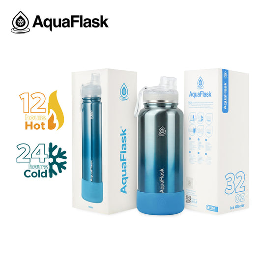 AQUAFLASK 32oz TERRA COLLECTION - ICE GLACIER