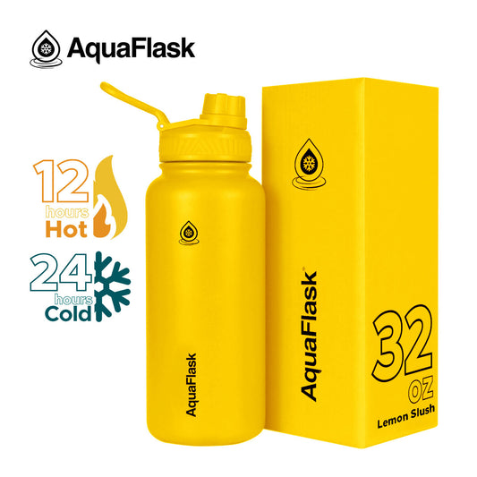 AQUAFLASK 32oz ORIGINAL COLLECTION - LEMON SLUSH