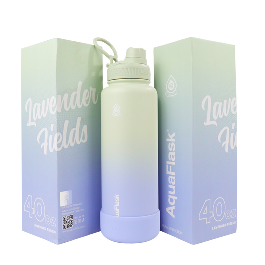 AQUAFLASK 40oz DREAM COLLECTION - LAVENDER FIELDS