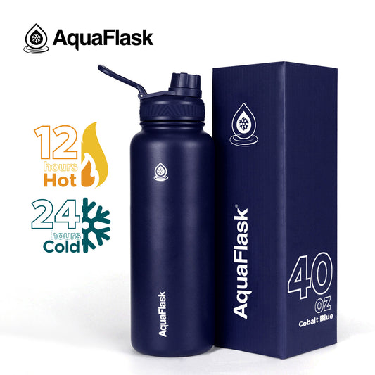 AQUAFLASK 40oz ORIGINAL COLLECTION - COBALT BLUE