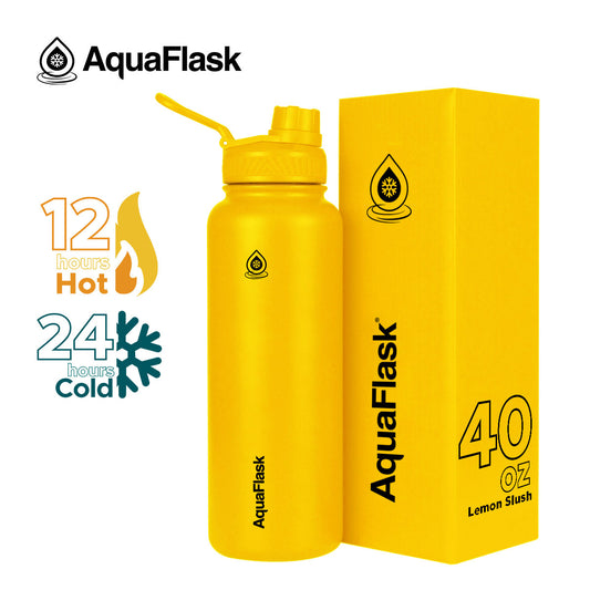 AQUAFLASK 40oz ORIGINAL COLLECTION - LEMON SLUSH