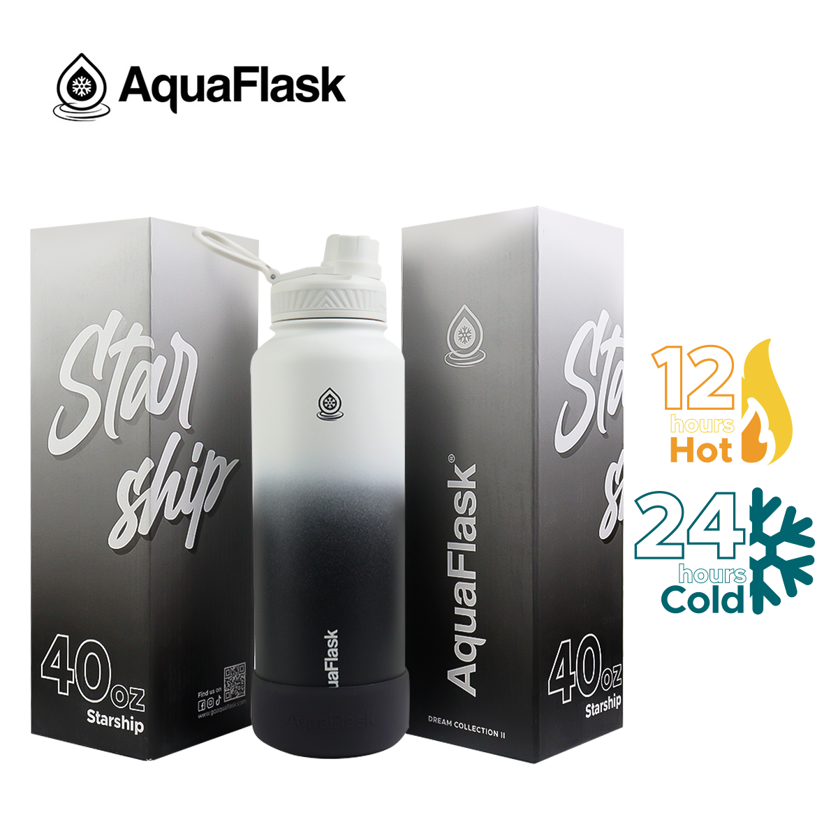 AQUAFLASK 40oz DREAM COLLECTION II - STARSHIP