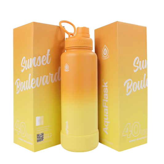 AQUAFLASK 40oz DREAM COLLECTION - SUNSET BOULEVARD