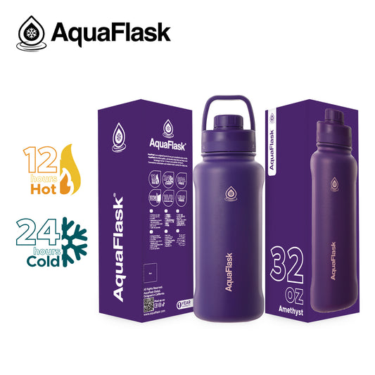 AQUAFLASK 32oz NEW ORIGINAL COLLECTION - AMETHYST