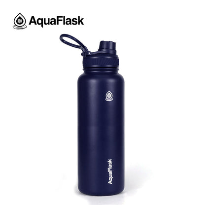 Colección Original de Aquaflask de botellas de agua aisladas mostradas en varios tamaños y colores