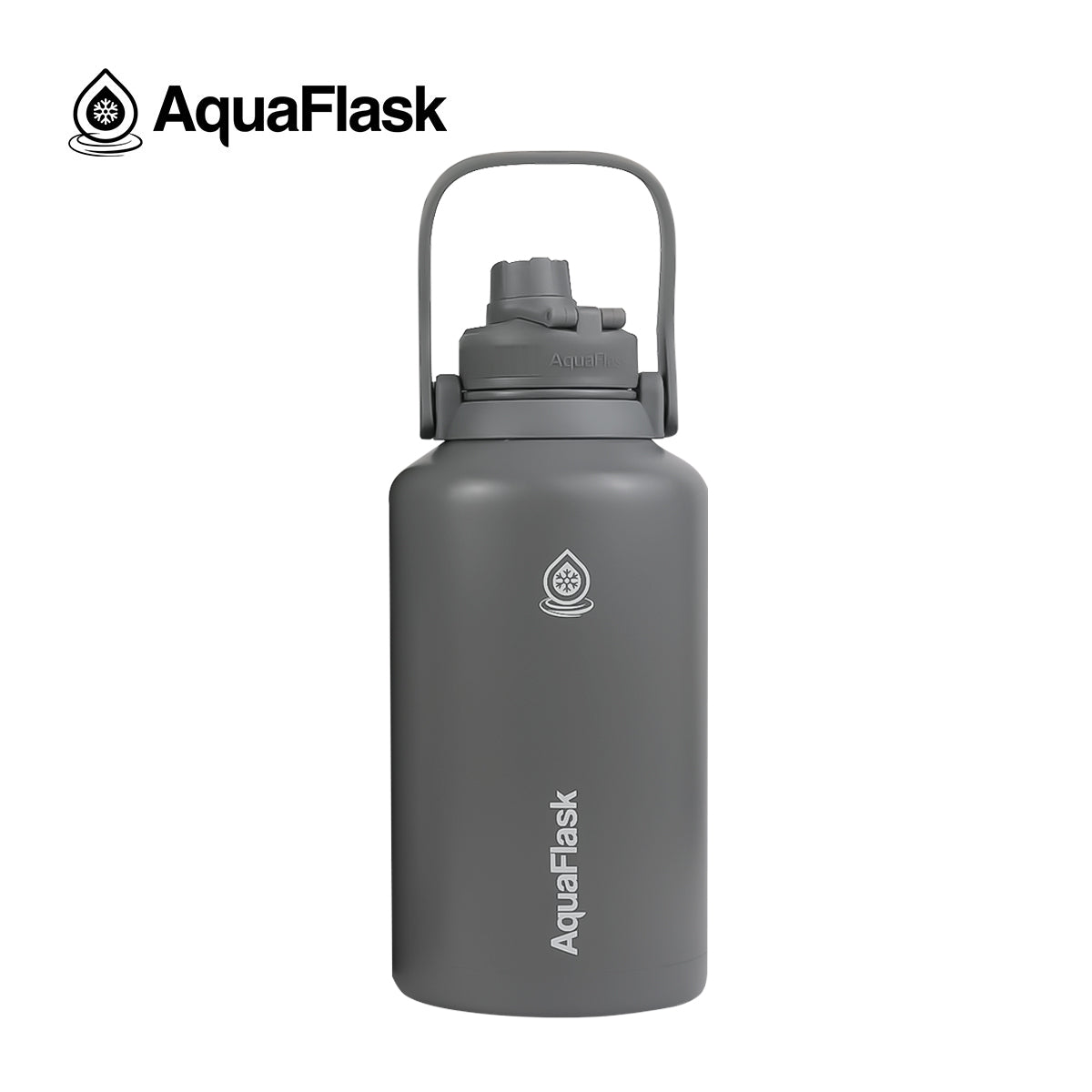 Colección Original de Aquaflask de botellas de agua aisladas mostradas en varios tamaños y colores