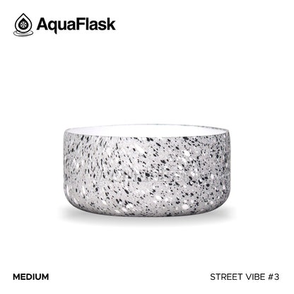 Accesorio de base de silicona Aquaflask con logotipo en relieve, diseñado para encajar en la base de las botellas Aquaflask Regular.