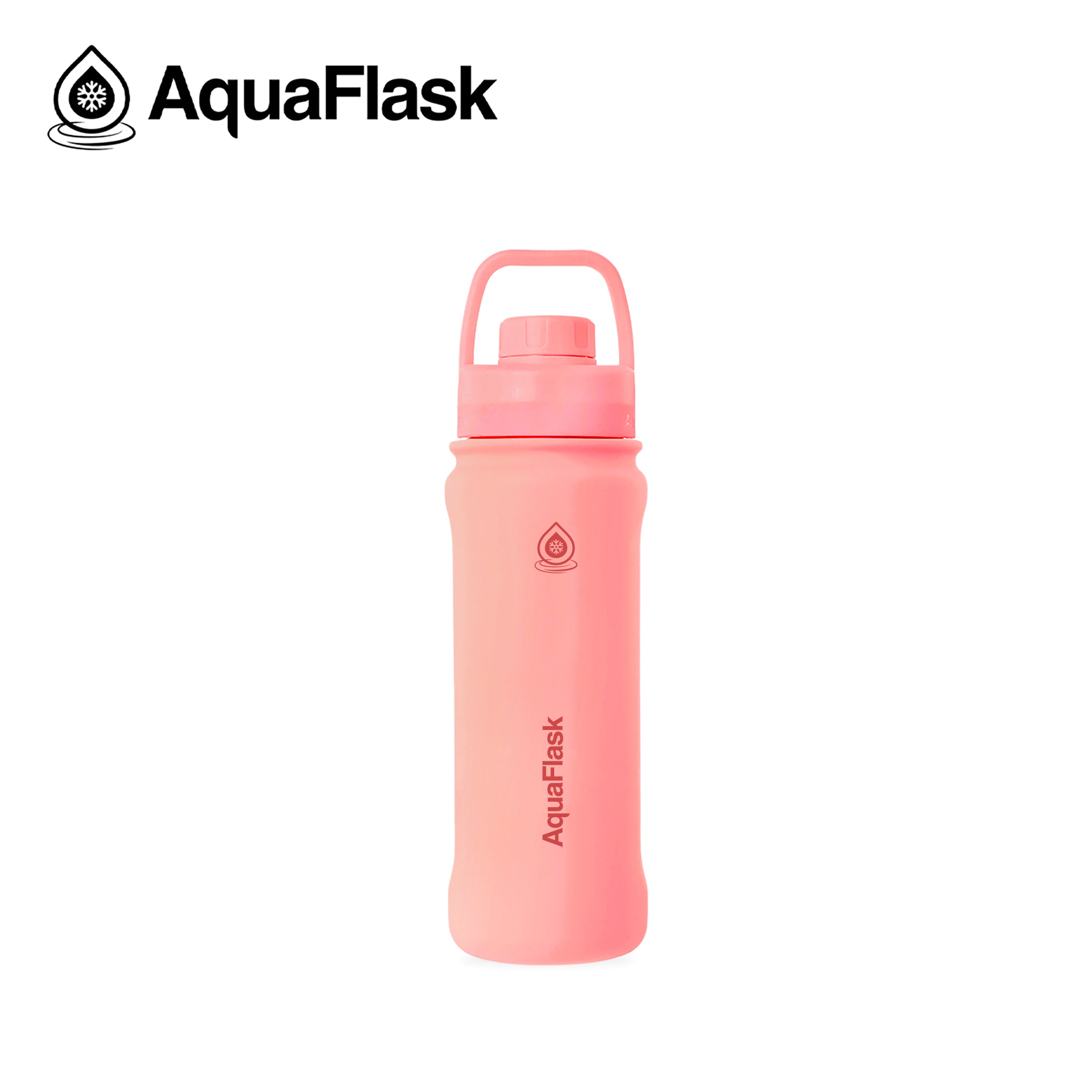 Botella deportiva con tapa Aquaflask diseñada para hidratación diaria y uso activo.
