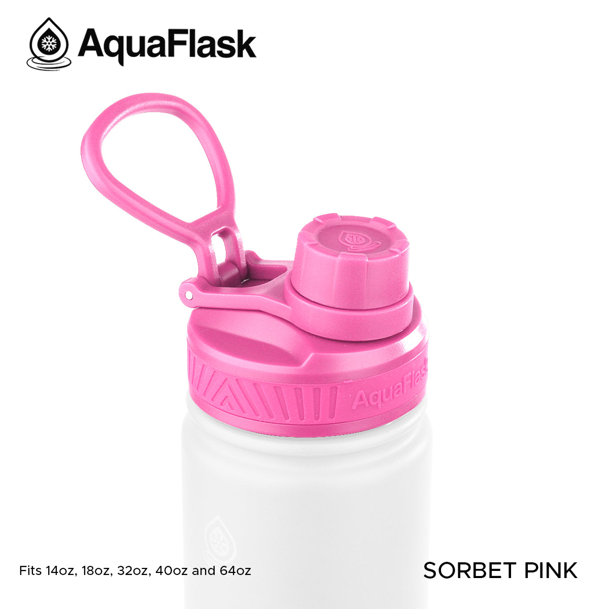 Accesorio de tapa de repuesto Aquaflask para botellas de agua Aquaflask compatibles