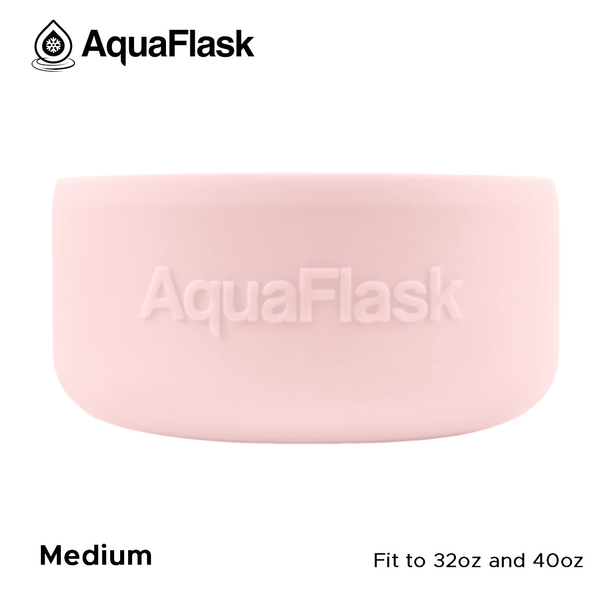 AQUAFLASK BASE PROTECTORA DE SILICONA MEDIANA - BALLET PINK