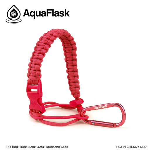 AQUAFLASK CUERDA DE TRANSPORTE - CHERRY RED
