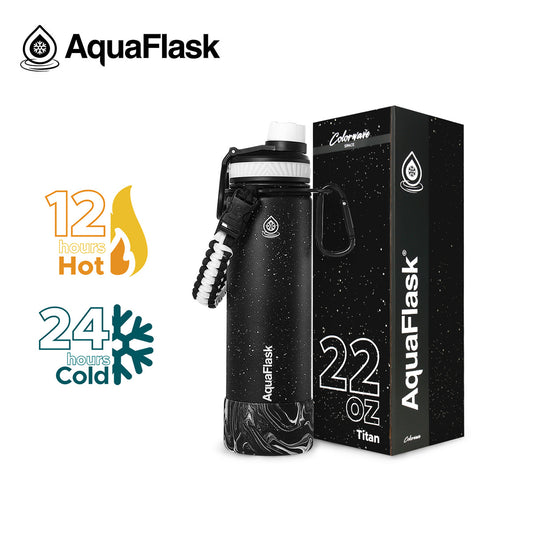 AQUAFLASK 22oz COLORWAVE COLLECTION - TITAN