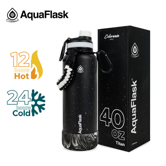 AQUAFLASK 40oz COLORWAVE COLLECTION - TITAN