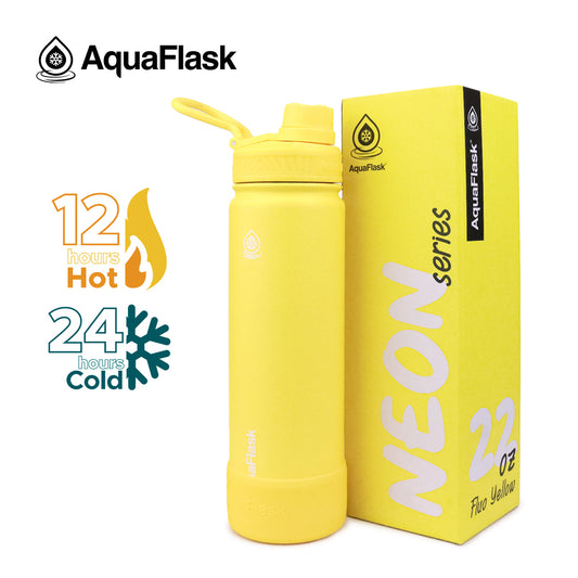 AQUAFLASK 22oz NEON SERIES - FLUO YELLOW