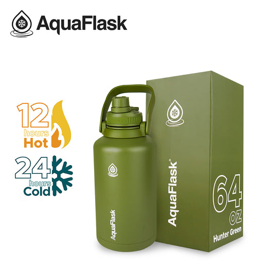 AQUAFLASK 64oz ORIGINAL COLLECTION - HUNTER GREEN