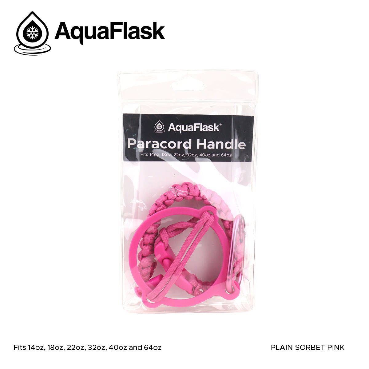 AQUAFLASK CUERDA DE TRANSPORTE - SORBET PINK