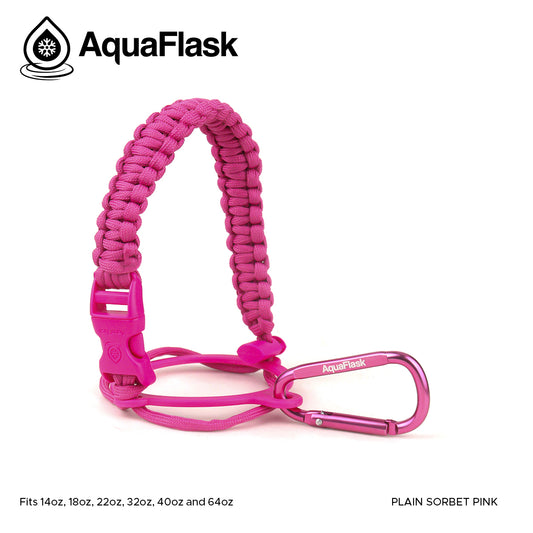 AQUAFLASK CUERDA DE TRANSPORTE - SORBET PINK