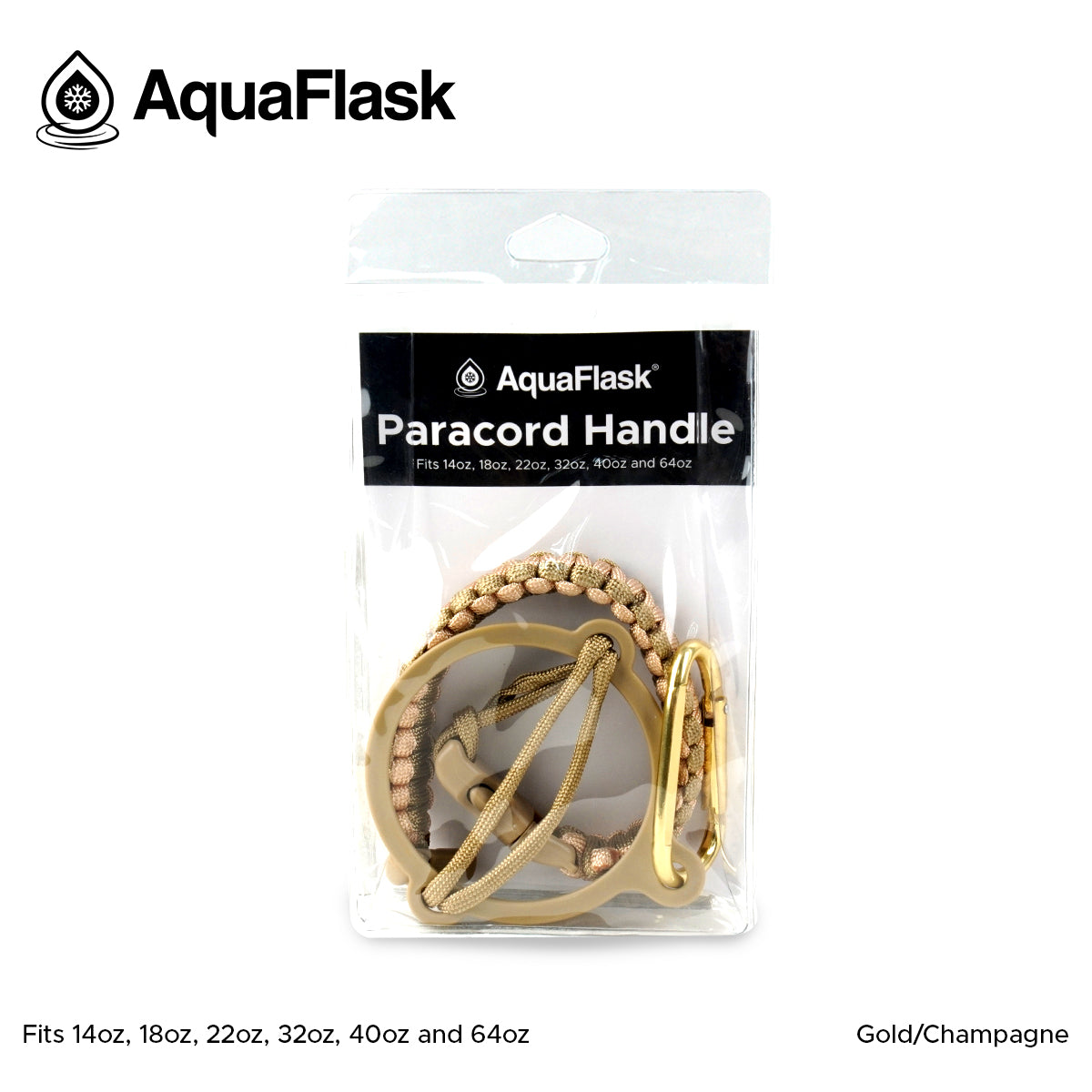 AQUAFLASK CUERDA DE TRANSPORTE - GOLD / CHAMPAGNE