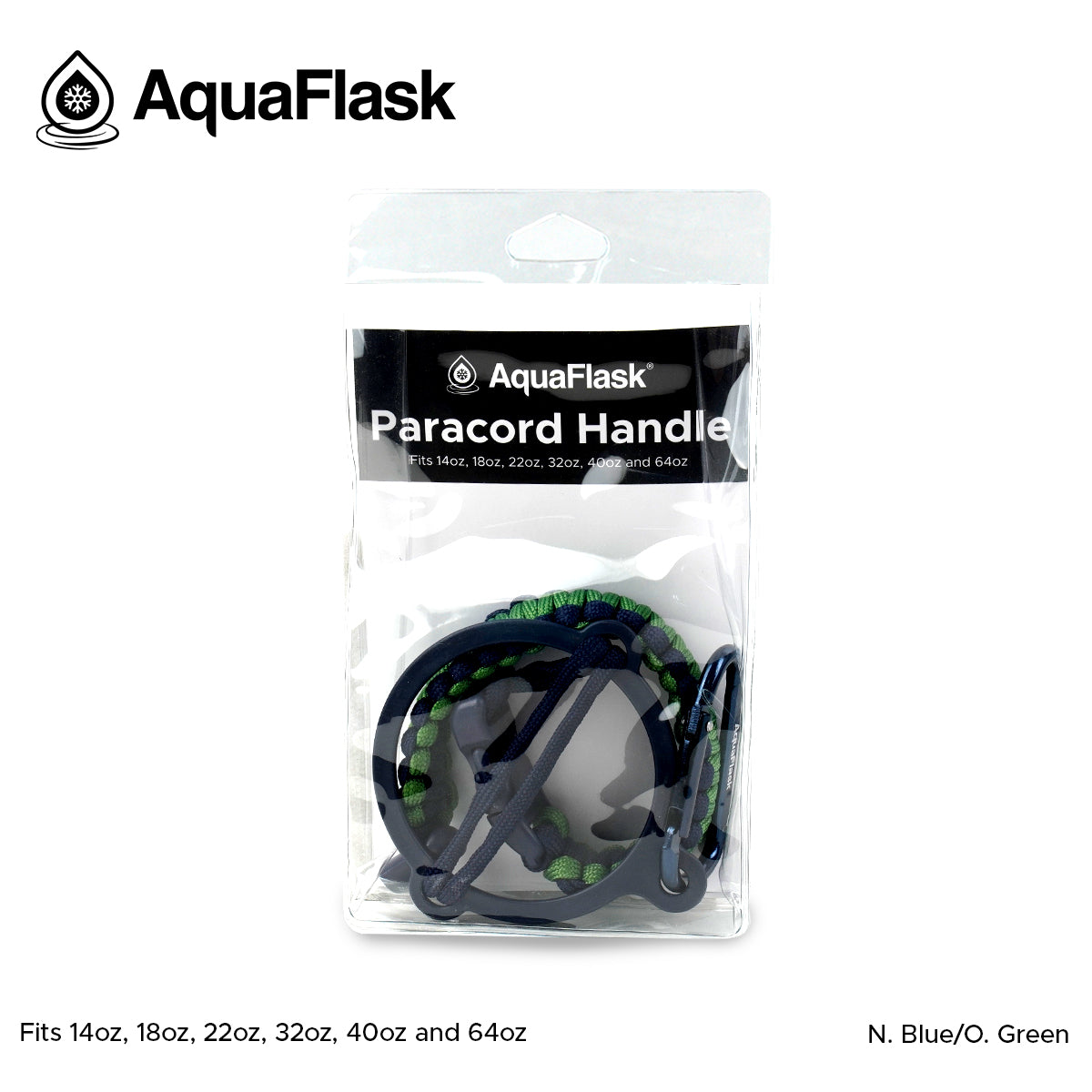 AQUAFLASK CUERDA DE TRANSPORTE - N.BLUE / O.GREEN