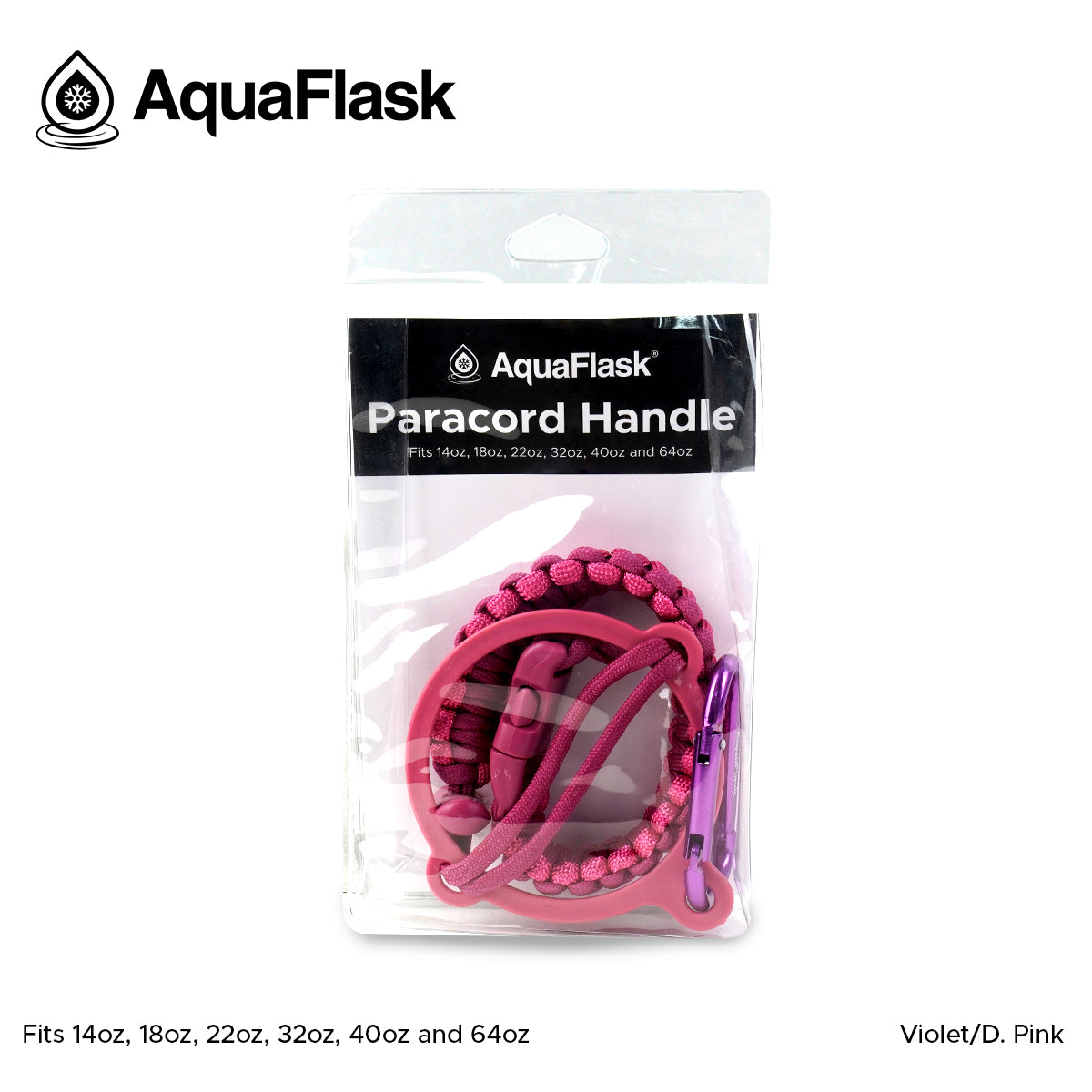 AQUAFLASK CUERDA DE TRANSPORTE - VIOLET / D.PINK