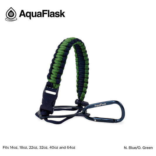 AQUAFLASK CUERDA DE TRANSPORTE - N.BLUE / O.GREEN