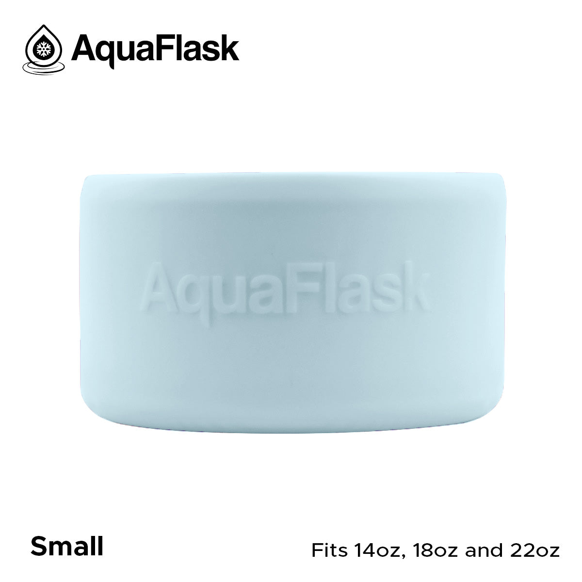 AQUAFLASK BASE PROTECTORA DE SILICONA PEQUEÑA - POWDER BLUE