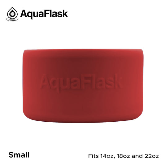 AQUAFLASK BASE PROTECTORA DE SILICONA PEQUEÑA - CHERRY RED