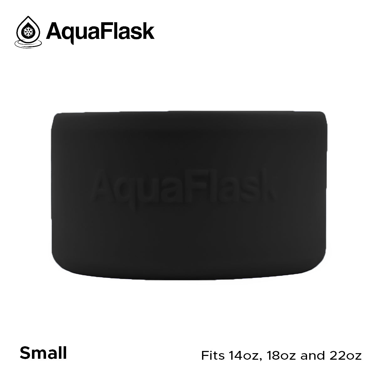 AQUAFLASK BASE PROTECTORA DE SILICONA PEQUEÑA - SPACE BLACK