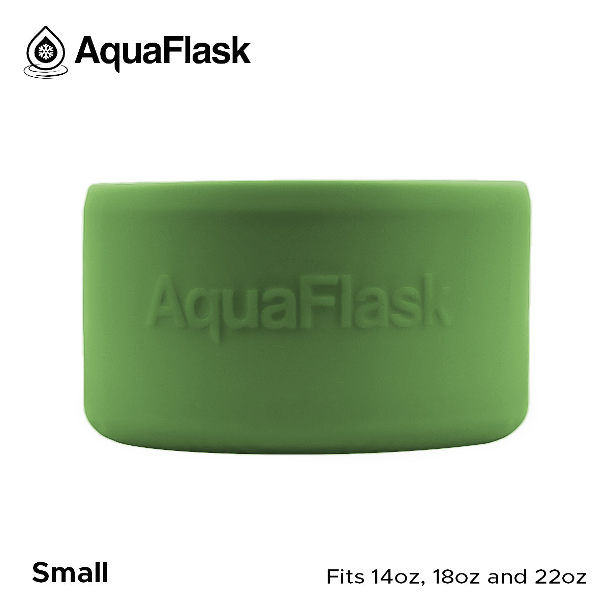 AQUAFLASK BASE PROTECTORA DE SILICONA PEQUEÑA - HUNTER GREEN