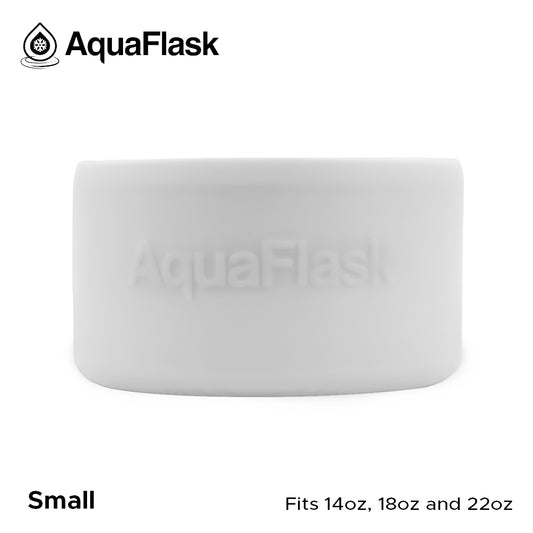 AQUAFLASK BASE PROTECTORA DE SILICONA PEQUEÑA - ARCTIC WHITE