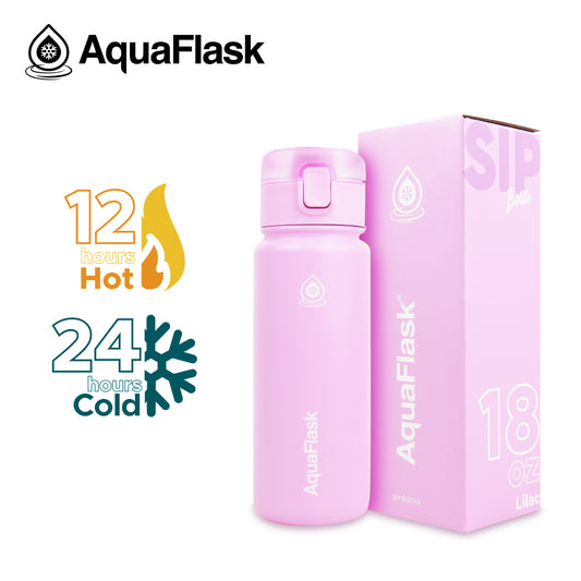 AQUAFLASK 18oz SIP II BOTTLE - LILAC
