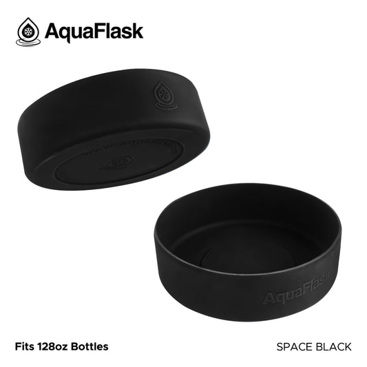 AQUAFLASK BASE PROTECTORA DE SILICONA GRANDE (128oz) - SPACE BLACK