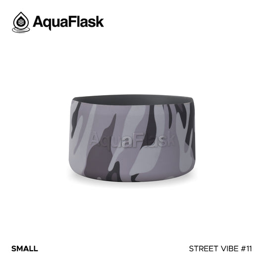 AQUAFLASK BASE PROTECTORA DE SILICONA PEQUEÑA - STREET VIBE #11