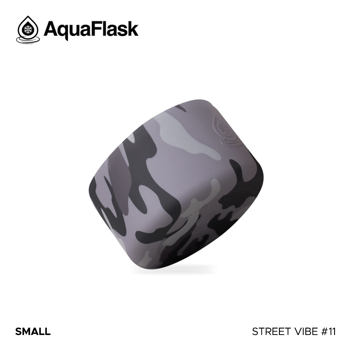 AQUAFLASK BASE PROTECTORA DE SILICONA PEQUEÑA - STREET VIBE #11