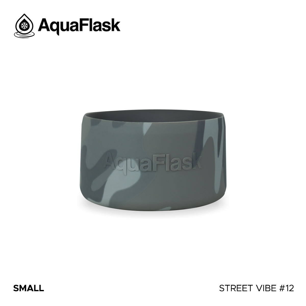 AQUAFLASK BASE PROTECTORA DE SILICONA PEQUEÑA - STREET VIBE #12